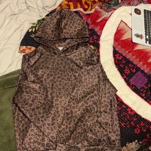 Leopard Print Hoodie